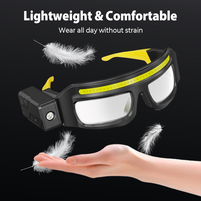 ⏳ Begränsad tid 50 % rabatt ⏰ Handsfria LED-arbetslampglasögon