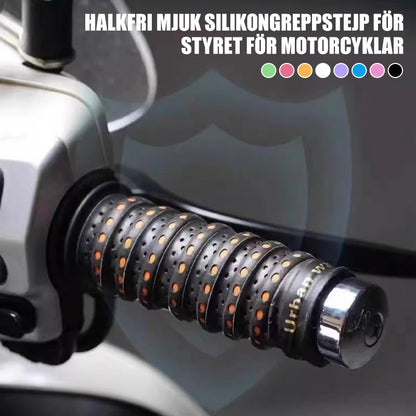 💯Non-slip Soft Silicone Grip Tape för motorcykelstyren