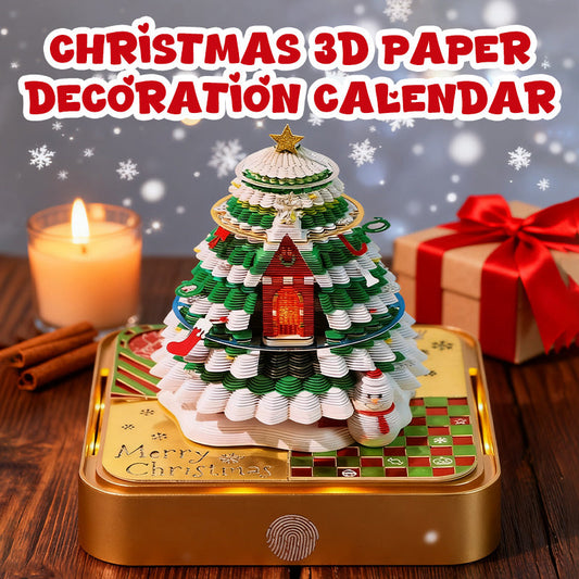 Jul 3D-pappersdekorationskalender