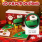 Jul 3D-pappersdekorationskalender