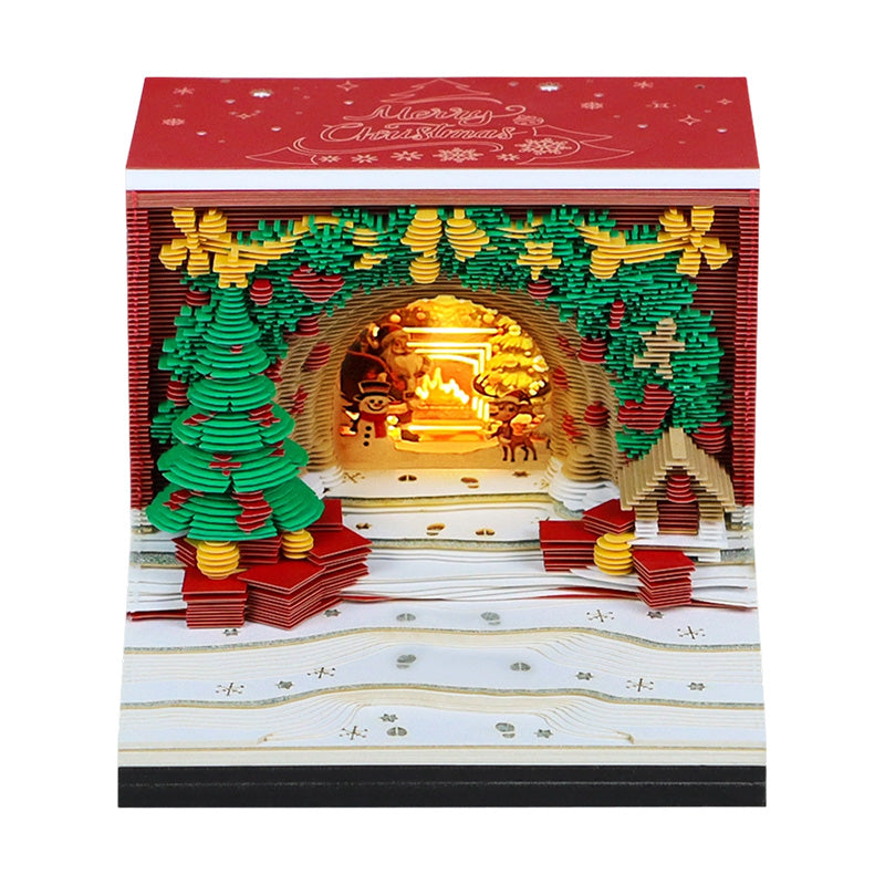 Jul 3D-pappersdekorationskalender