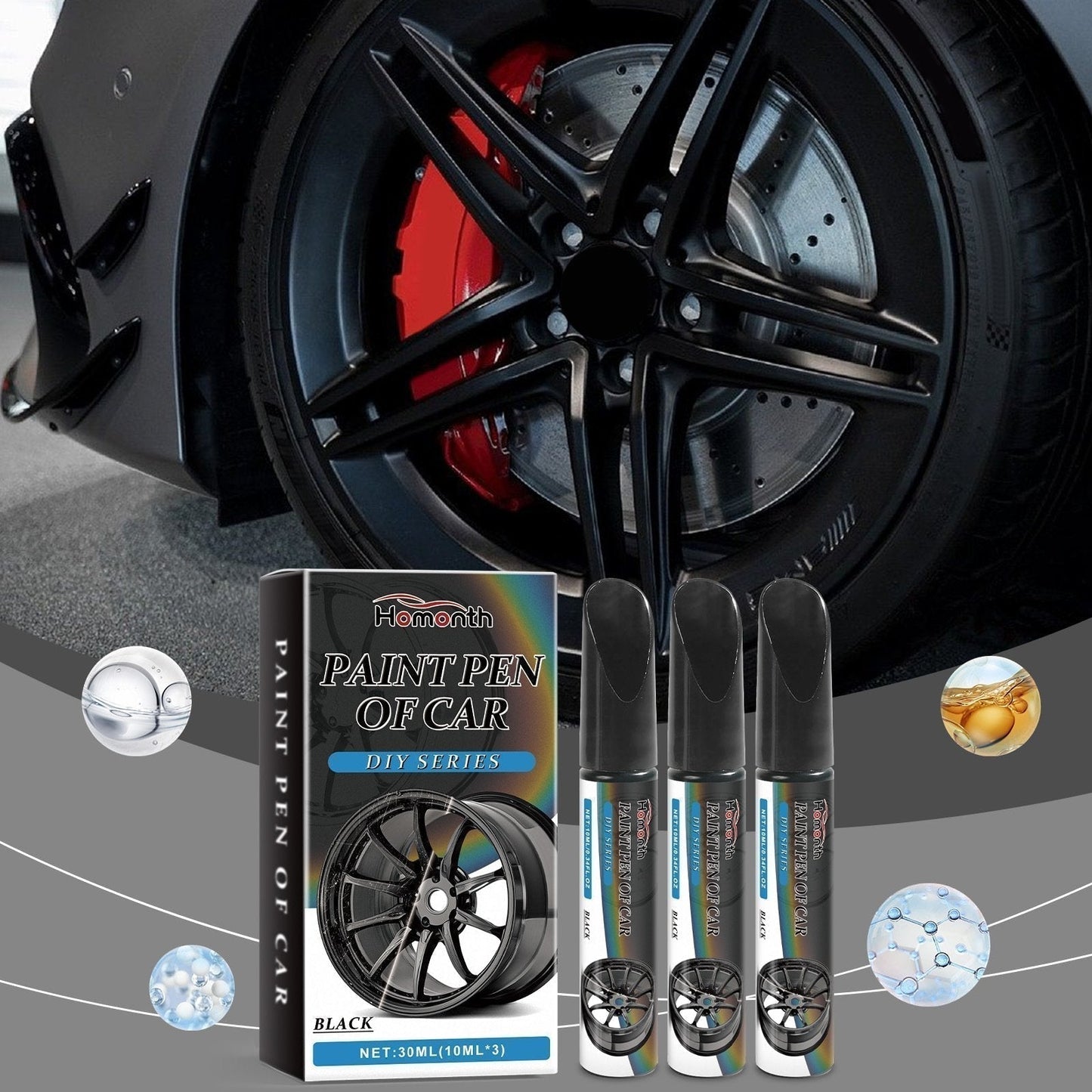 ✨ 43% RABATT NU! 🚗 Magisk Bil Repreparationspenna – Fixa Fälgrepor på Minuter – Permanent & Droppfri Formula 🛠️