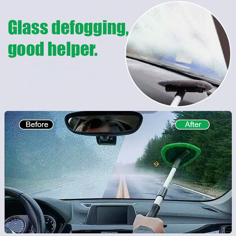 🚗 50% RABATT NU!💦 Rengöringsverktyg för Vindruta med Utdragbart Handtag – 180° Roterande & Tvättbar – Bilfönsterrengörare ✨