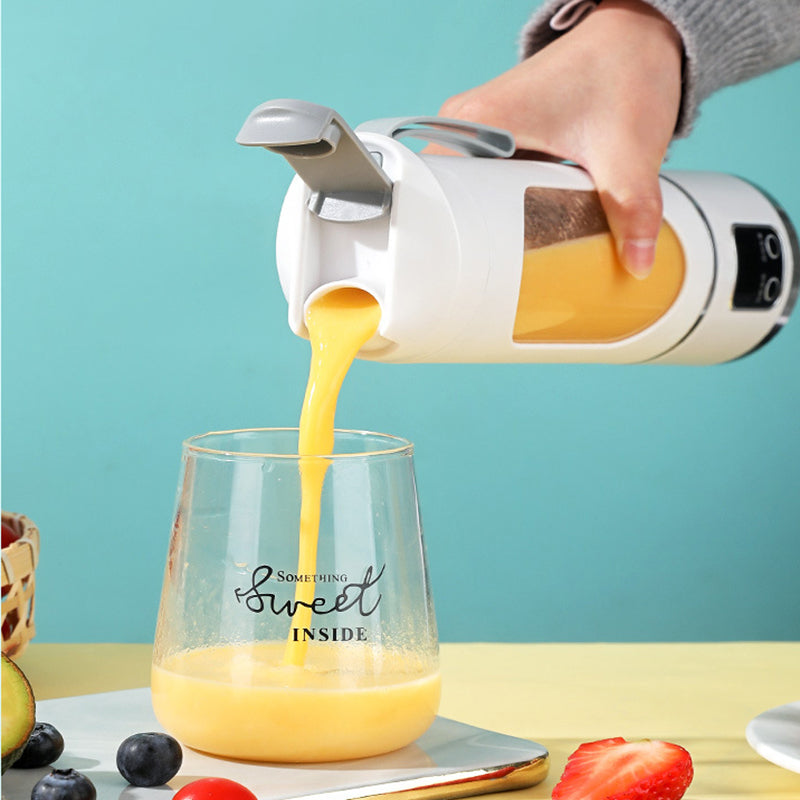 🔋 Sladdlös citruspress – bärbar, USB-uppladdningsbar & perfekt för färsk apelsinjuice, citronvatten & lime till drinken, redo på nolltid ⚡