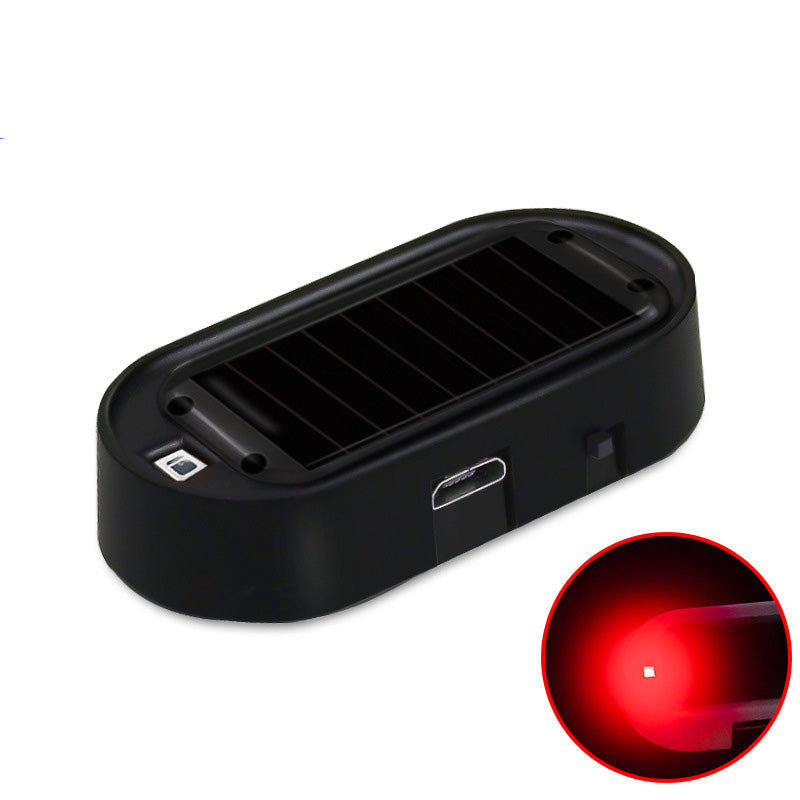 ⏳ 50% RABATT 🔦 Solcellsdriven anti-stöld LED-blinklampa för bil