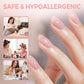 💅 KÖP 1 FÅ 2! ✨ 2-i-1 Självnivellerande Nagelbyggargel - Botten- & Toppskikt med 15s Snabbhärdning för Salongkvalité Hemma 🌟🌀
