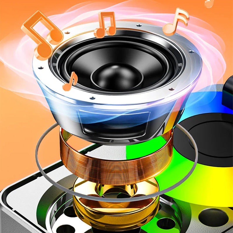 3-i-1 Trådlös Bluetooth-högtalare, Laddstation och Telefonhållare