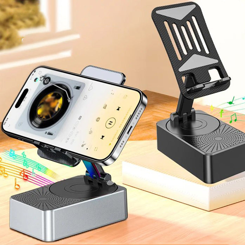 3-i-1 Trådlös Bluetooth-högtalare, Laddstation och Telefonhållare