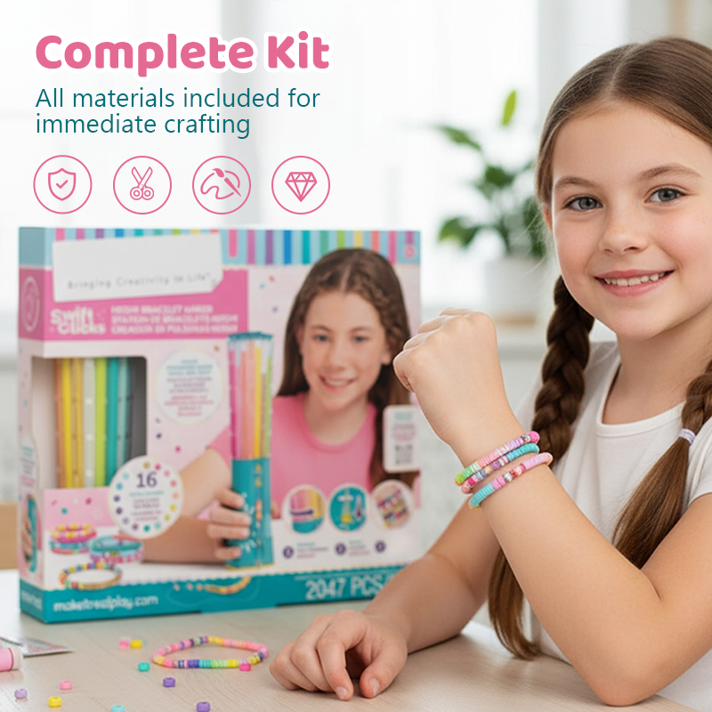 🎁 Presenttips! Het rea – 50% RABATT🔥 Quick-Click Armbandskit
