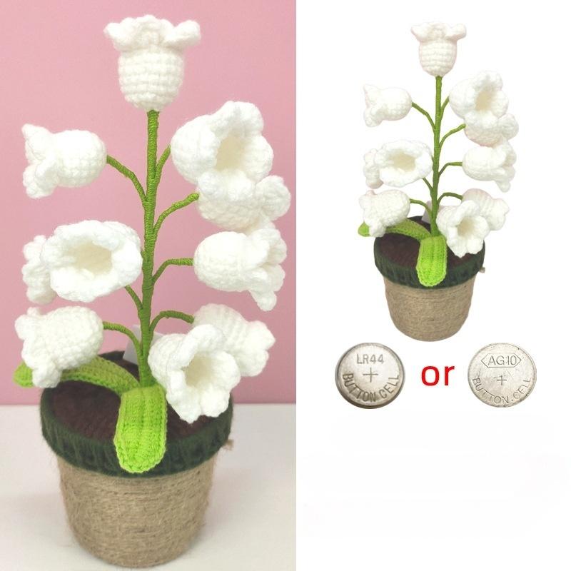 Lily Glow virkad lampa