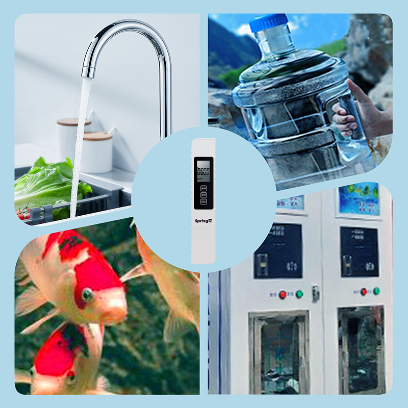 💧3-i-1 TDS Vattenkvalitetstestare🌊Mäter pH, Klor och Hårdhet med LCD-display för Pool och Akvarium📱