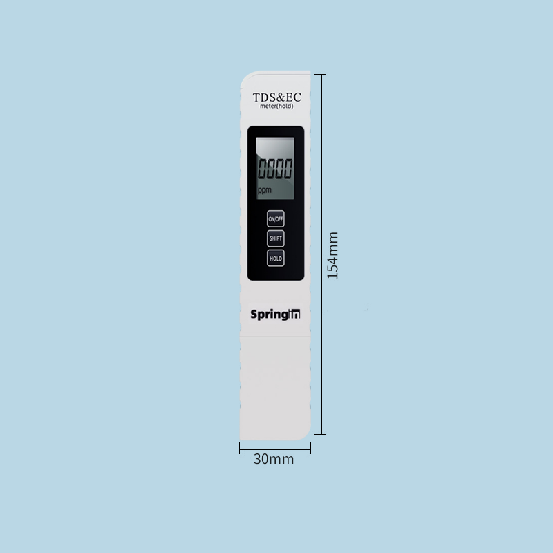 💧3-i-1 TDS Vattenkvalitetstestare🌊Mäter pH, Klor och Hårdhet med LCD-display för Pool och Akvarium📱