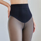 Stretch-tights med hög midja och magkontroll