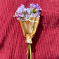 Bärbar blomsterbrosch Nål