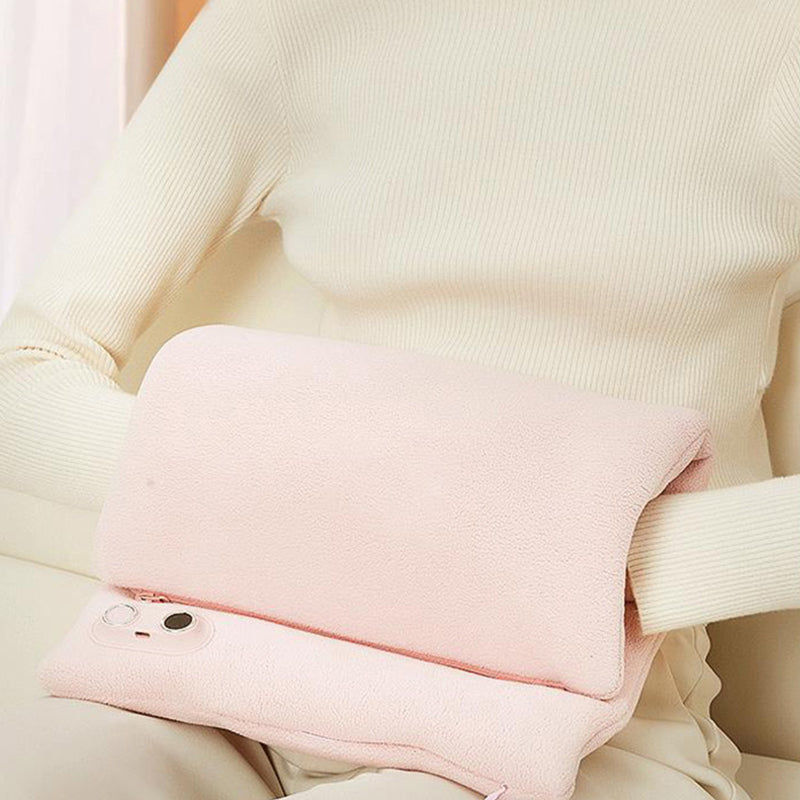 🔥❄️ Uppladdningsbar multifunktionell handvärmare av grafen med USB-kabel – 1 sekunds snabb uppvärmning, 10 timmars värme och dubbelsidig uppvärmning (perfekt för vintern!)