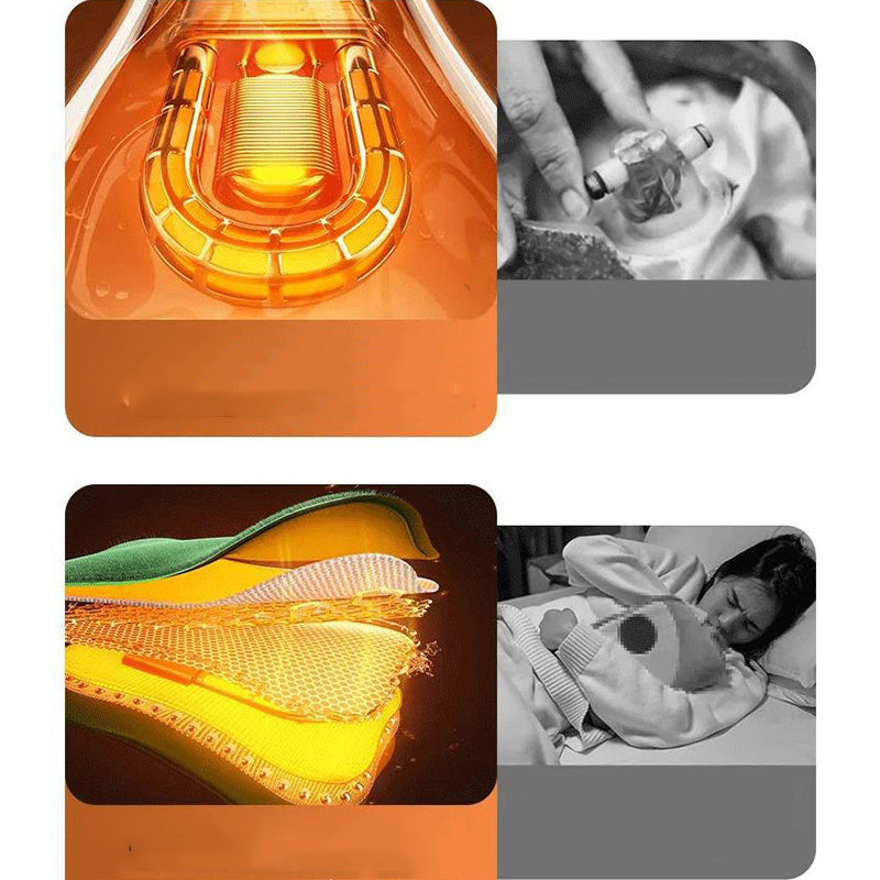 🔥❄️ Uppladdningsbar multifunktionell handvärmare av grafen med USB-kabel – 1 sekunds snabb uppvärmning, 10 timmars värme och dubbelsidig uppvärmning (perfekt för vintern!)