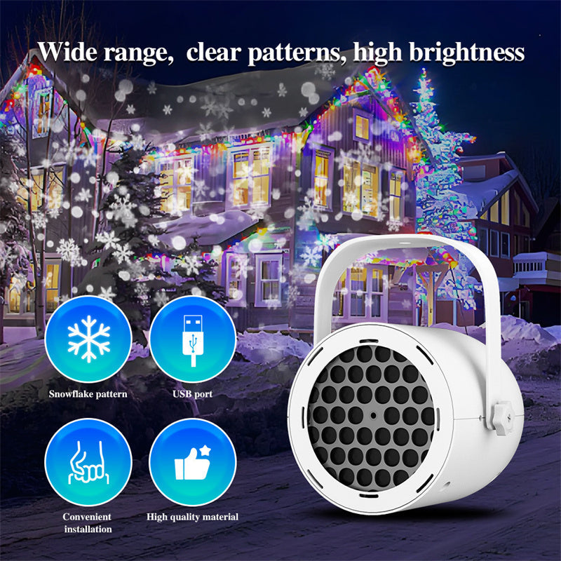 ⏳Begränsad tid – 50 % rabatt⏰USB-julprojektorlampa med 16 motiv🎅✨