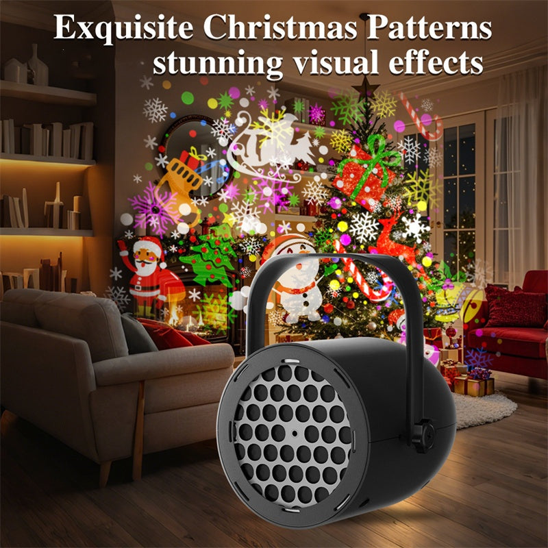 ⏳Begränsad tid – 50 % rabatt⏰USB-julprojektorlampa med 16 motiv🎅✨