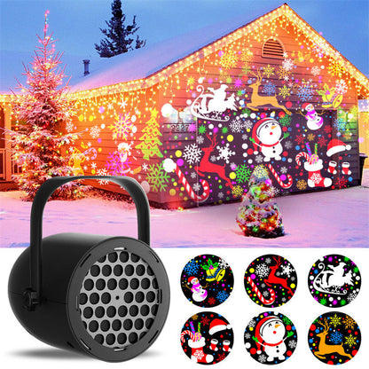 ⏳Begränsad tid – 50 % rabatt⏰USB-julprojektorlampa med 16 motiv🎅✨