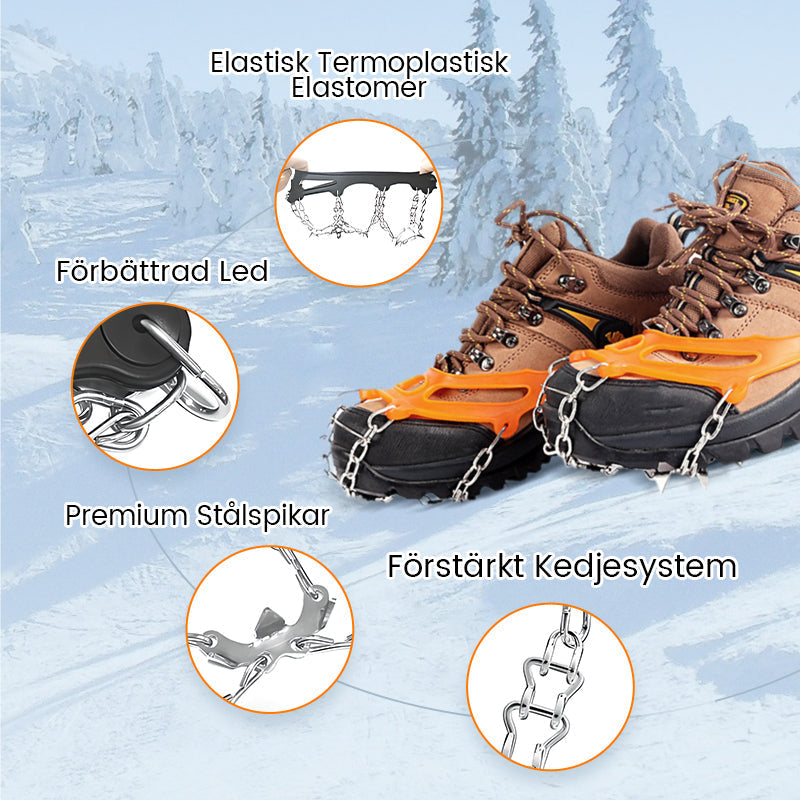 ❄️🔥 50 % RABATT – HALKFRIA BRODDAR FÖR SKOR & STÖVLAR, EXTRA GREPP PÅ ISIGA VINTERVÄGAR – PASSAR SKOSTORLEK 35–44! 🥾