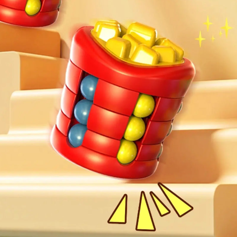 Hamburgare & pommes frites Magic Bean Fidget Cube