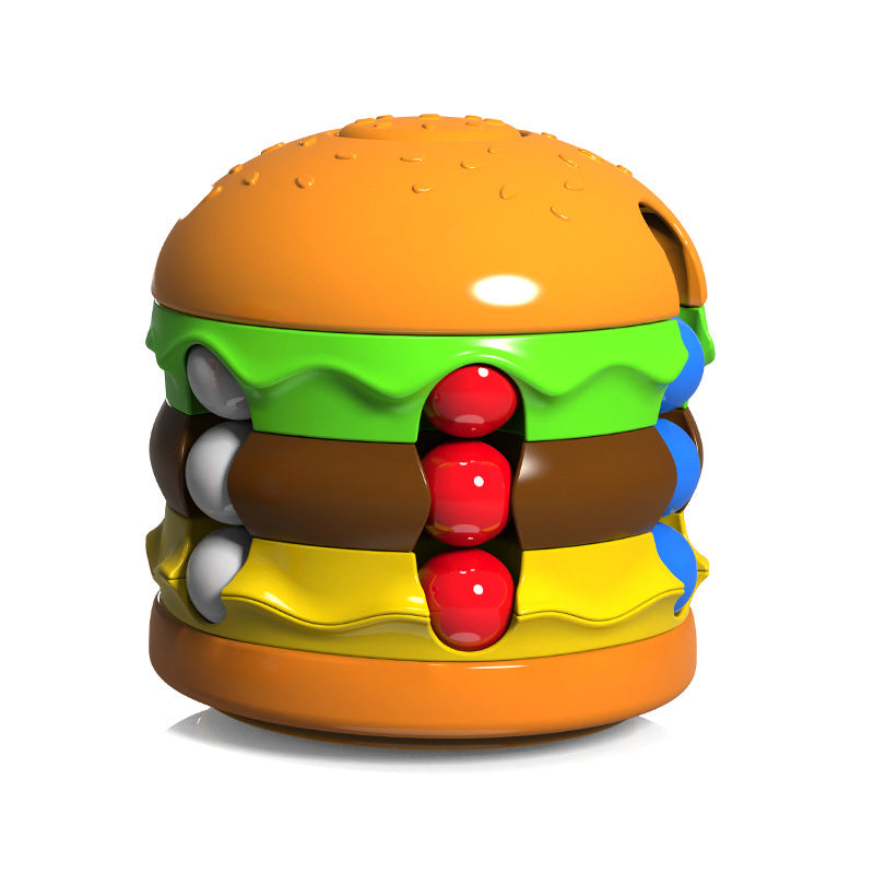 Hamburgare & pommes frites Magic Bean Fidget Cube