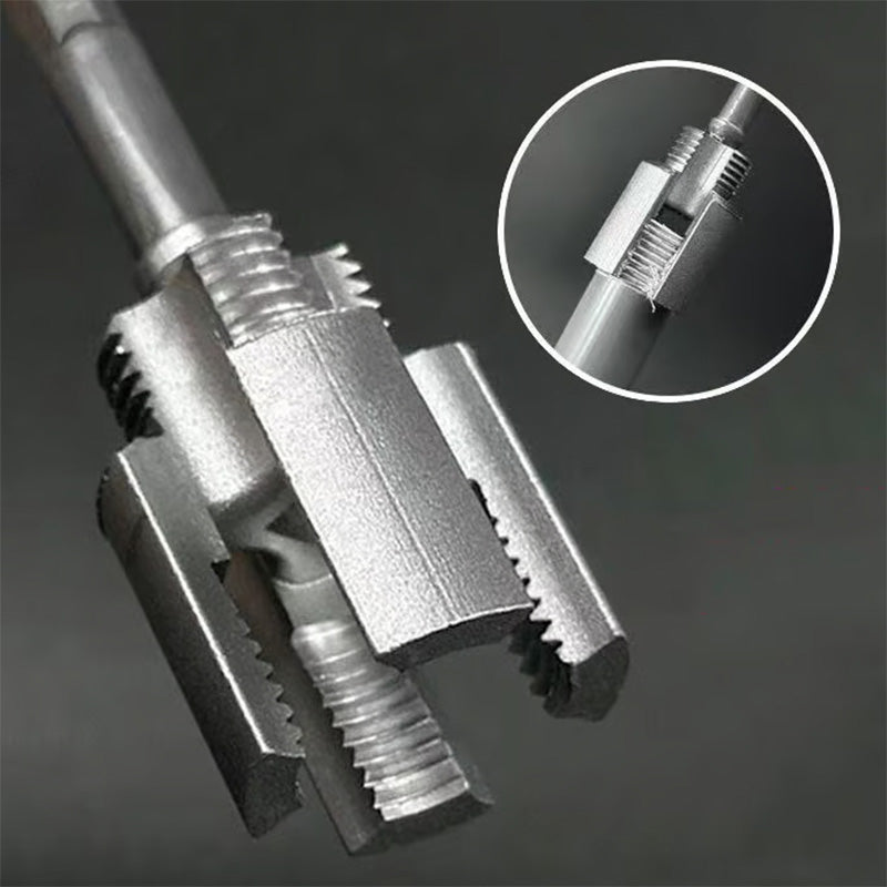 ⚙️ PVC-RÖRGÄNGVERKTYG - Komplett Set för Inre och Yttre Gängor, Ergonomiskt Grepp för Bekväm Användning, Professionellt Resultat på Alla Rören 🛠️📏