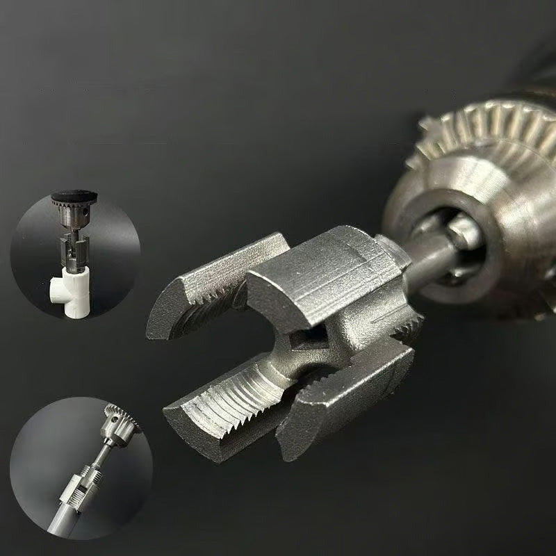 ⚙️ PVC-RÖRGÄNGVERKTYG - Komplett Set för Inre och Yttre Gängor, Ergonomiskt Grepp för Bekväm Användning, Professionellt Resultat på Alla Rören 🛠️📏