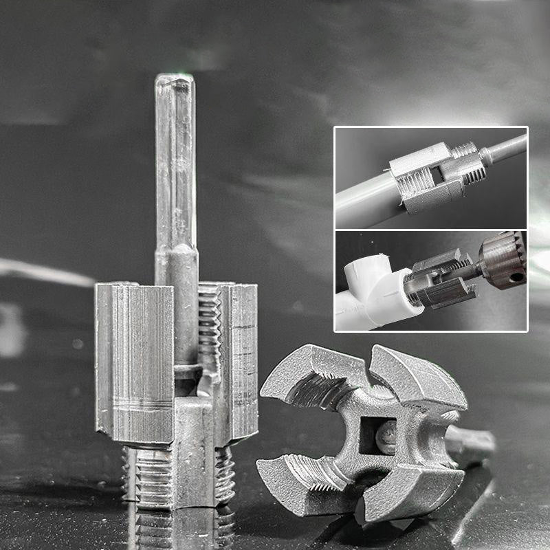 ⚙️ PVC-RÖRGÄNGVERKTYG - Komplett Set för Inre och Yttre Gängor, Ergonomiskt Grepp för Bekväm Användning, Professionellt Resultat på Alla Rören 🛠️📏