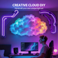 ⏳Begränsad tid 49 % rabatt⏰DIY USB-driven Thundercloud LED-belysning🌈☁️