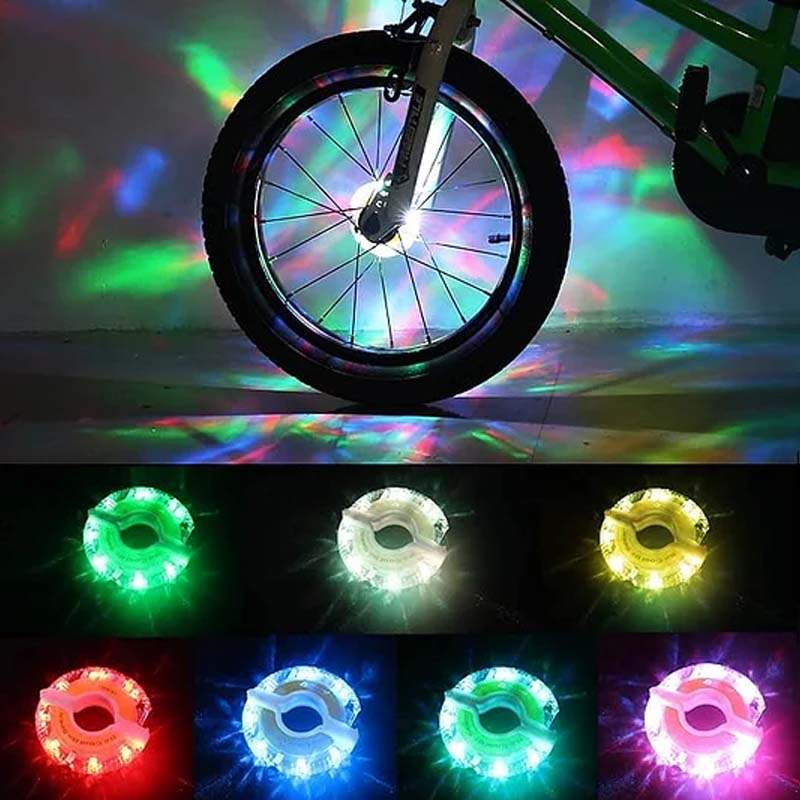 ✨ LED-cykelhjulslampa för nattcykling