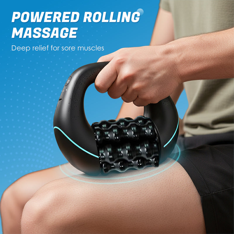 Elektrisk handhållen massagerulle