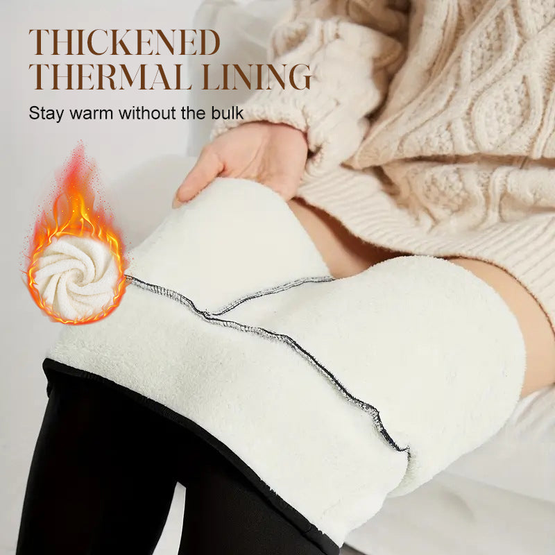 Varma leggings med hög elasticitet och slim fit för kvinnor