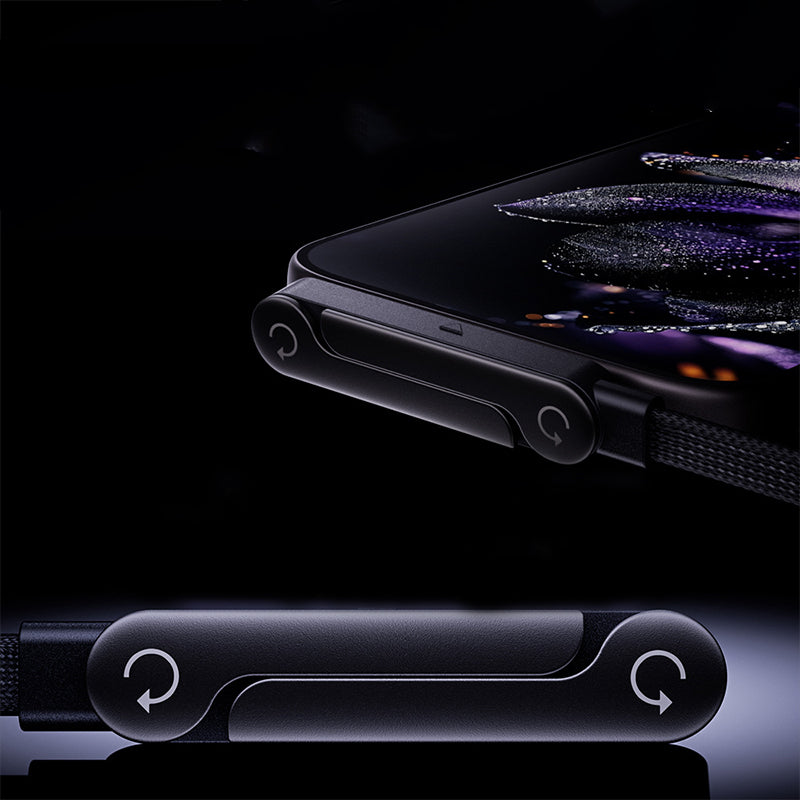 240 W snabbladdningskabel med justerbart telefonstativ