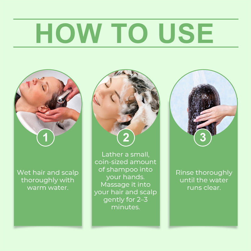 Allt-i-ett närande reparerande schampo