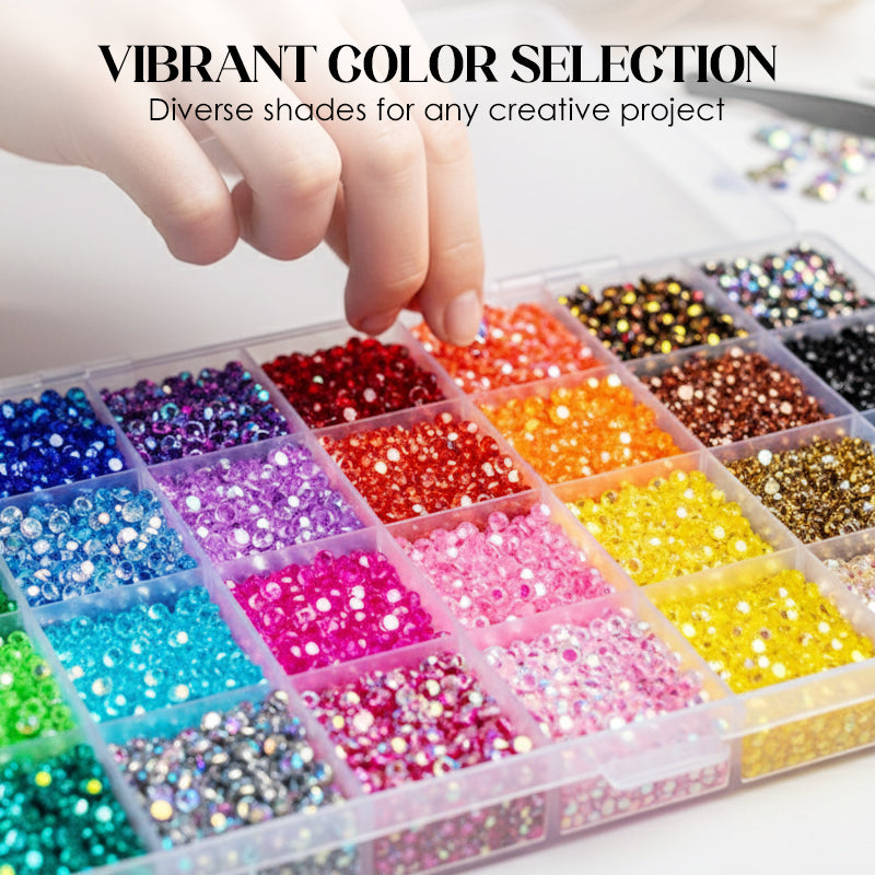 🎄✨ Julrea! Platta kristallstrass för hantverk