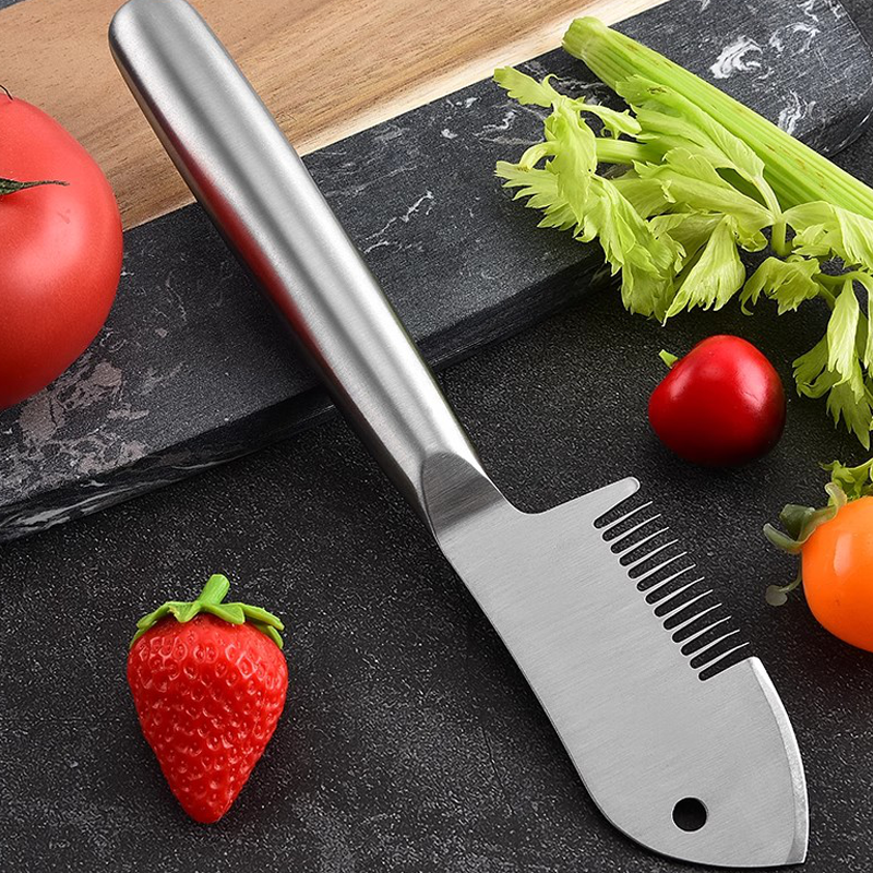 🔪 Rostfri mångsidig julienneskalare