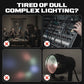 🎄 Specialerbjudande för jul -50%!🌟Multi-beam LED Atmosphere Light - 360° ljusmagi!