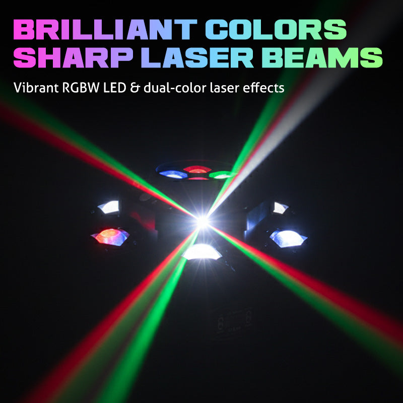 🎄 Specialerbjudande för jul -50%!🌟Multi-beam LED Atmosphere Light - 360° ljusmagi!