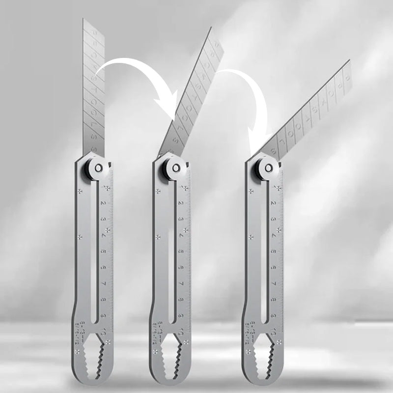 Universalkniv med infällbart avsnäppbart blad