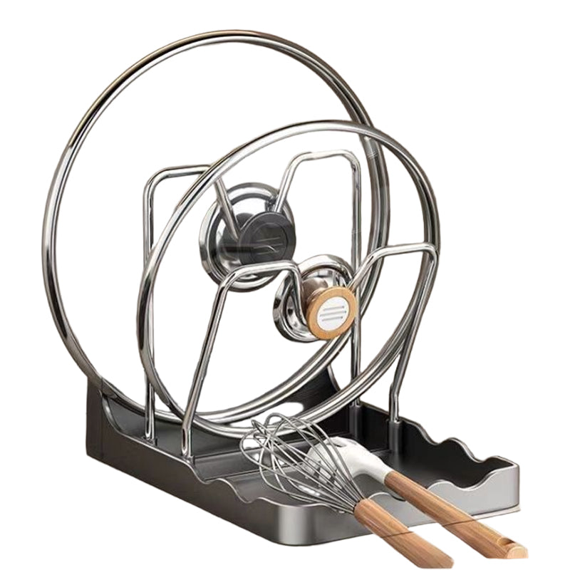 Multifunktionell lock- och skärbrädeshållare