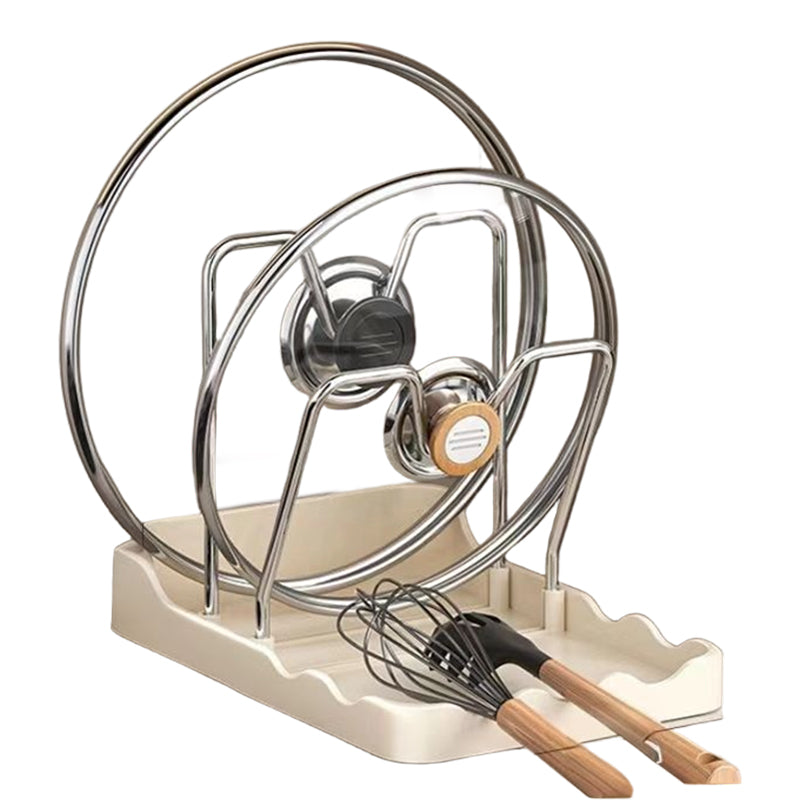 Multifunktionell lock- och skärbrädeshållare