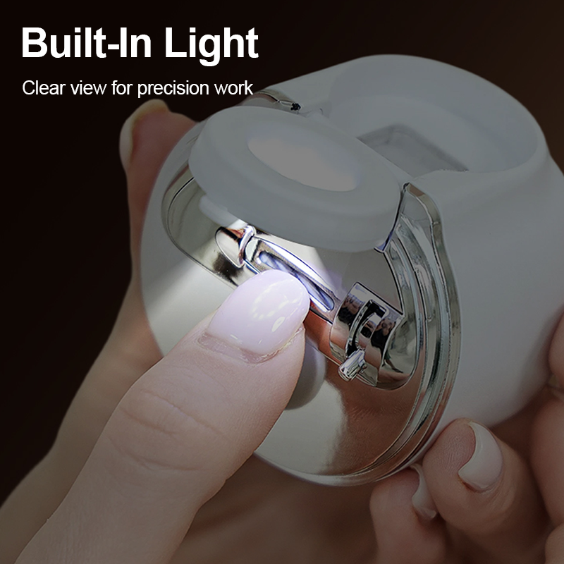 🔥Elektrisk nagelklippare med lampa
