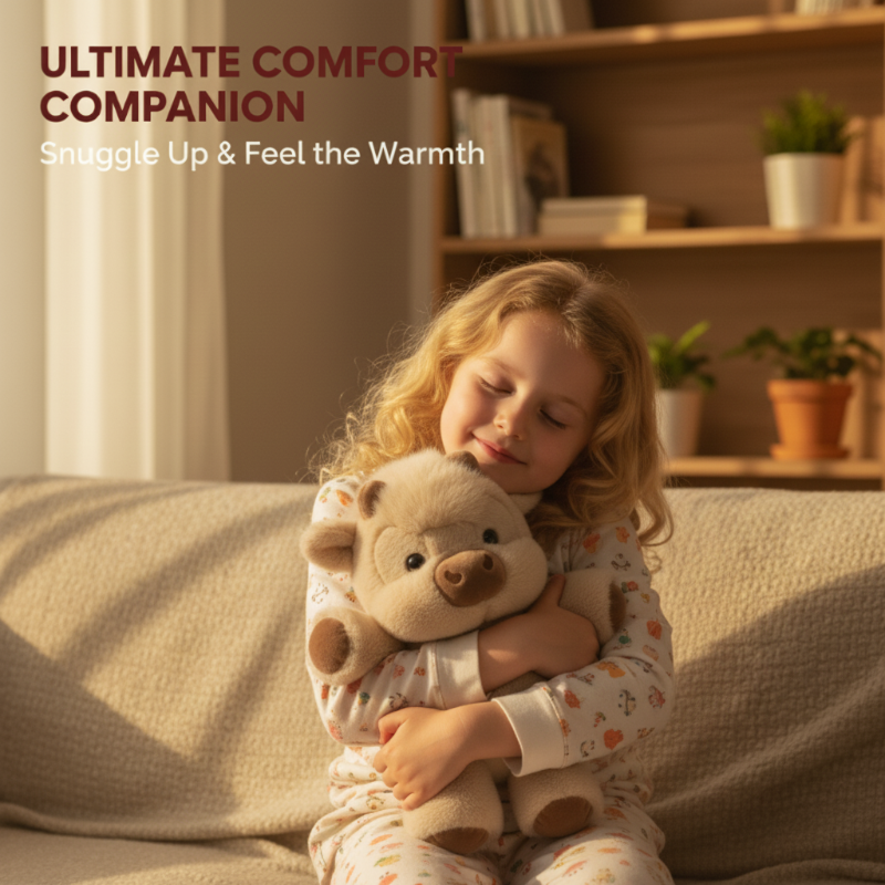 🎁🎁Söt och lurvig mjukisleksak – skotsk höglandsko