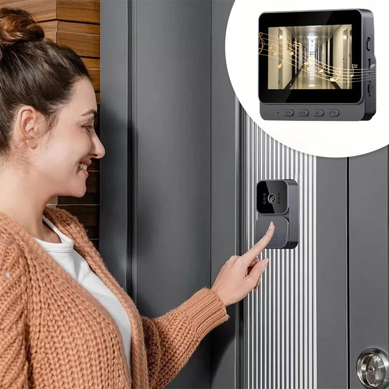 🔥Het försäljning🔥IP66 Vattentät NON-WIFI videodörrklocka med monitor och kamera