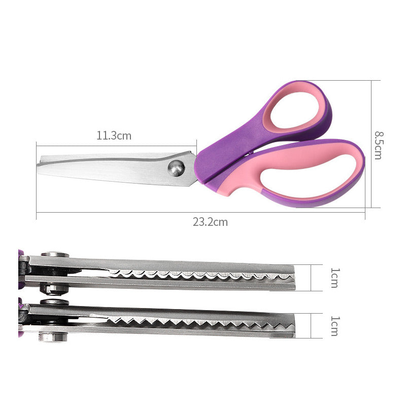 ✂️ Multifunktionell taggsax med tandade blad