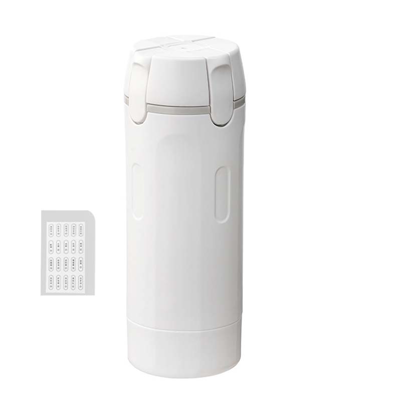 4-i-1 påfyllningsbara resedispenserflaskor