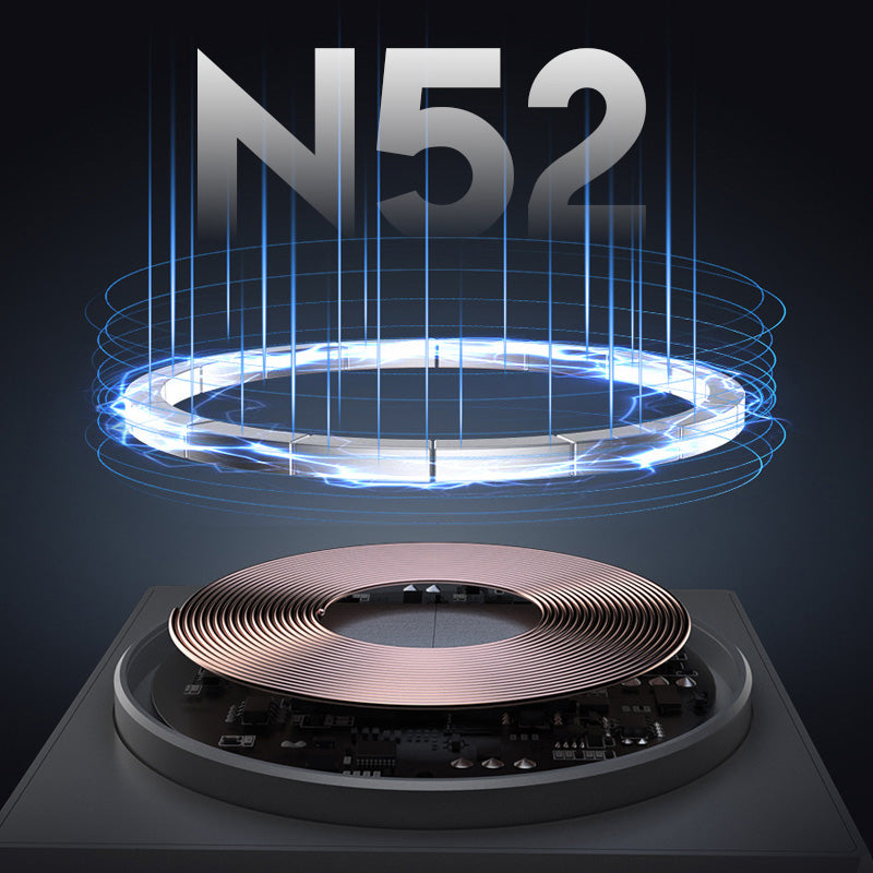 3-i-1 hopfällbar magnetisk trådlös laddningsstation