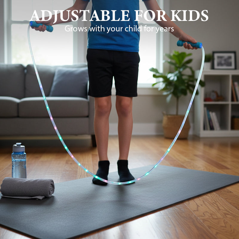 📢Köp 2 få 1 gratis 💡LED-hopprep för barn