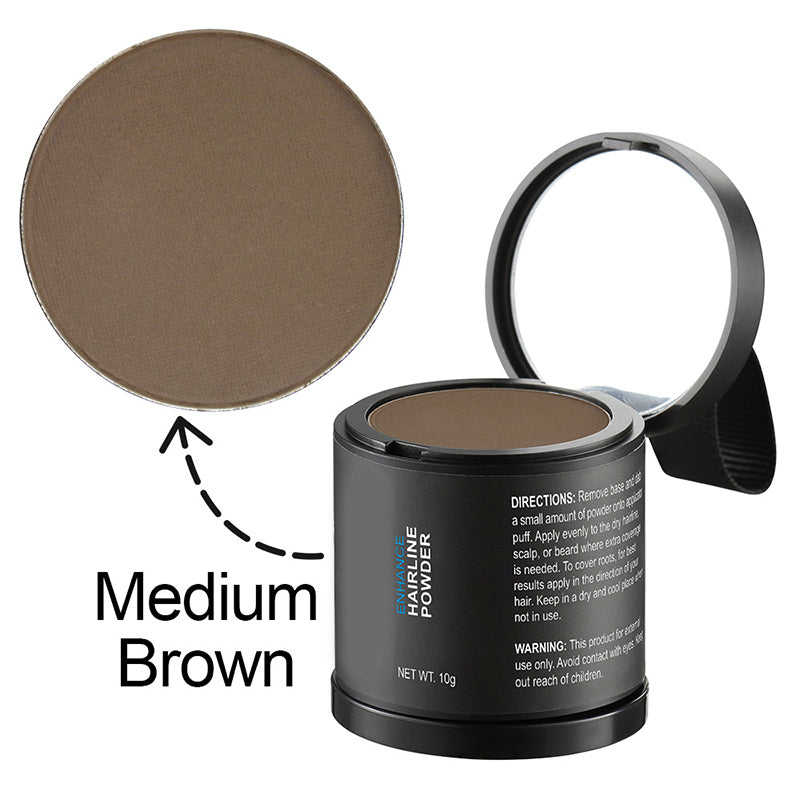 Multifunktionellt instant concealer-puder för hårfästet